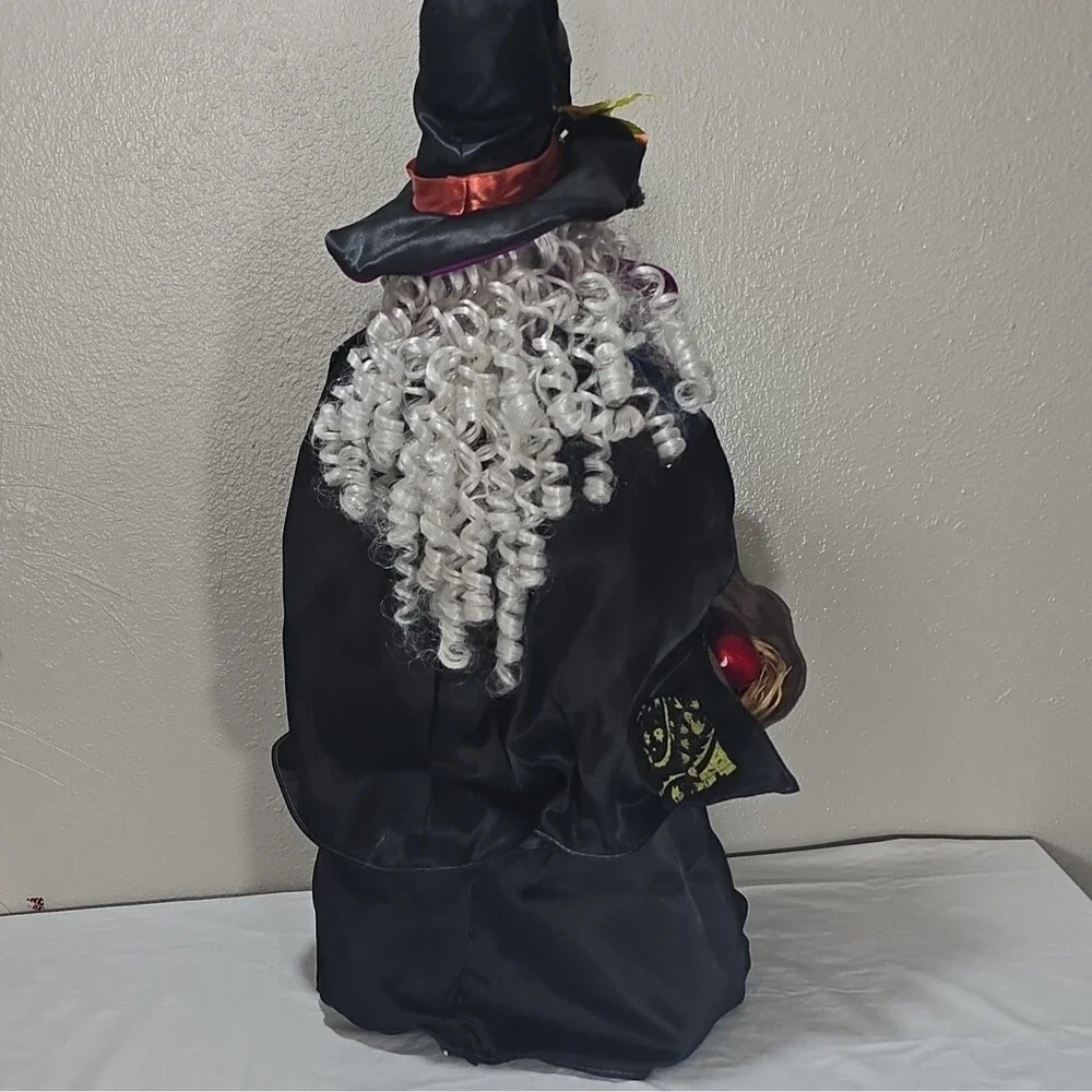 Vintage Halloween Witch Porcelain Doll 18